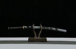 Frost Moon Blade - Katana Forjata Manual din 65Mn Spring Steel