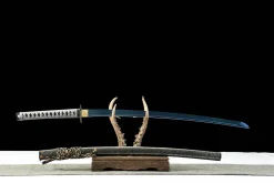Alternative view of Hollow Blue - Katana Forjata Manual din 65Mn Spring Steel