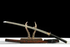 Alternative view of Dark Night Slash - Katana Forjata Manual din Carbon Steel