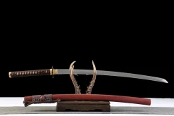 Alternative view of Crimson Gold Edge - Katana Forjata Manual din High Carbon Steel