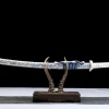 Azure Snow Silver Scale - Katana Forjata Manual din Oțel carbon 1045