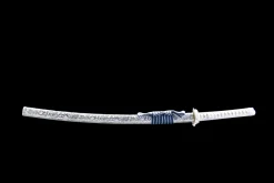 Alternative view of Azure Snow Silver Scale - Katana Forjata Manual din Oțel carbon 1045