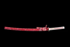 Alternative view of Bone-Searing Lotus - Katana Forjata Manual din Oțel carbon 1045