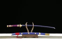 Alternative view of Enma (紫) - Katana Forjata Manual din Oțel carbon 1045