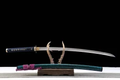 Alternative view of Azure Deep Gold - Katana Forjata Manual din Oțel carbon 1065