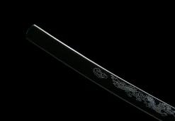 Crimson Blaze - Katana Forjata Manual din Oțel carbon 1065