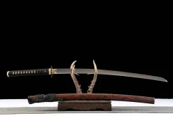 Alternative view of Crimson Sky Dragon - Katana Forjata Manual din Oțel carbon 1065