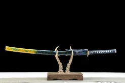 Ice and Flame - Katana Forjata Manual din Oțel carbon 1065