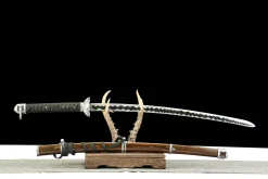 Alternative view of Immortal Slash (开门) - Katana Forjata Manual din Oțel carbon 1065