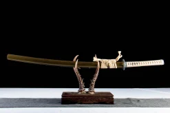 Alternative view of Jurământul Carmin - Katana Forjata Manual din Oțel carbon 1065