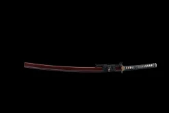 Rătăcitorul Nopții Roșii - Katana Forjata Manual din Oțel carbon 1065