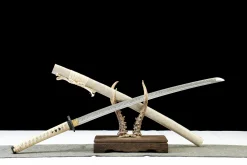 Alternative view of Silent Orchid - Katana Forjata Manual din Oțel carbon 1065