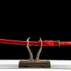 Vermilion Edge - Katana Forjata Manual din Oțel carbon 1065
