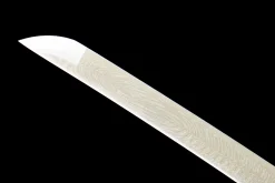 Alternative view of Cherry Blossom Shadow - Katana Forjata Manual din Oțel damasc