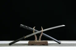 Alternative view of Dark Empyrean - Katana Forjata Manual din Oțel damasc
