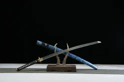 Alternative view of Ice Soul - Katana Forjata Manual din Oțel damasc