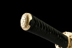 Ink Dragon - Katana Forjata Manual din Oțel damasc