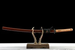 Brown Gleam - Katana Forjata Manual din Oțel T10