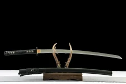 Alternative view of Dark Gleam Slash - Katana Forjata Manual din Oțel T10