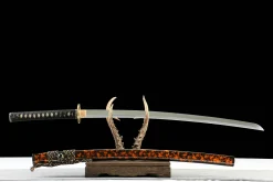 Alternative view of Dark Gold - Katana Forjata Manual din Oțel T10
