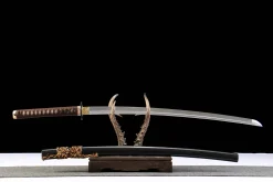 Alternative view of Dark Gold Weave - Katana Forjata Manual din Oțel T10