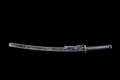 Alternative view of Ink Scale Flowing Light - Katana Forjata Manual din Oțel T10