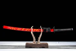 Alternative view of Lama Condamnării - Katana Forjata Manual din Oțel T10