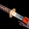 Lemn de Santal de Sânge - Katana Forjata Manual din Oțel T10