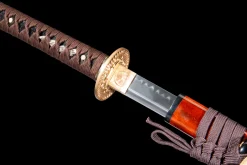 Lemn de Santal de Sânge - Katana Forjata Manual din Oțel T10