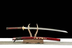 Alternative view of Rose Flame - Katana Forjata Manual din Oțel T10