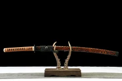Shadow Carve - Katana Forjata Manual din Oțel T10