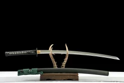 Alternative view of Silent Thunder - Katana Forjata Manual din Oțel T10