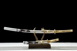 Alternative view of Silver Tide Set - Katana Forjata Manual din Oțel T10