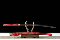 Alternative view of Yaksha (炎) - Katana Forjata Manual din Oțel T10