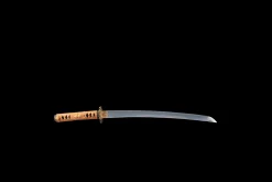 Alternative view of Trecerea Compasiunii - Wakizashi Forjata Manual din Oțel carbon 1065